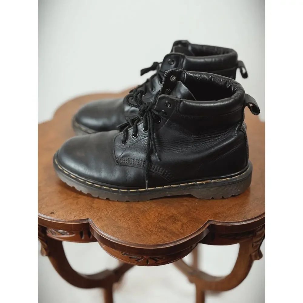 Dr. Martens MIE Made In England Black Boot VINTAGE #0019 Unisex UK 10 US Mens 11 - Picture 4 of 6